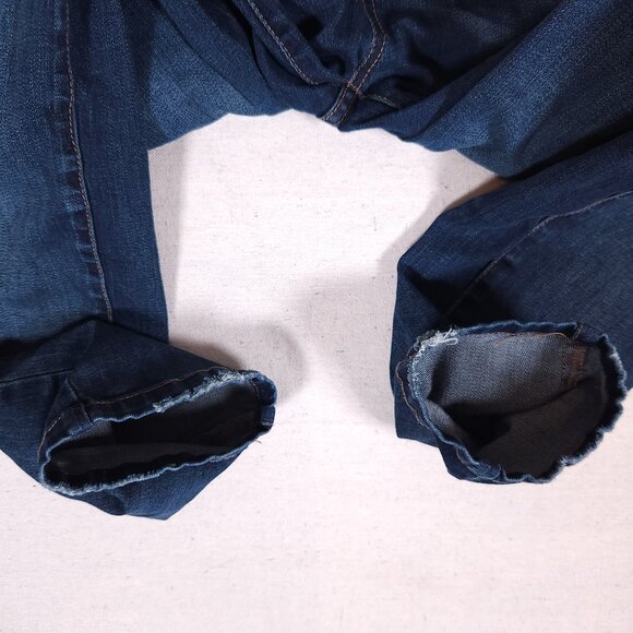 Free People Lexden Denim Overalls Womens 29 Blue Boho Casual Indie Festival Jean - Picture 12 of 16